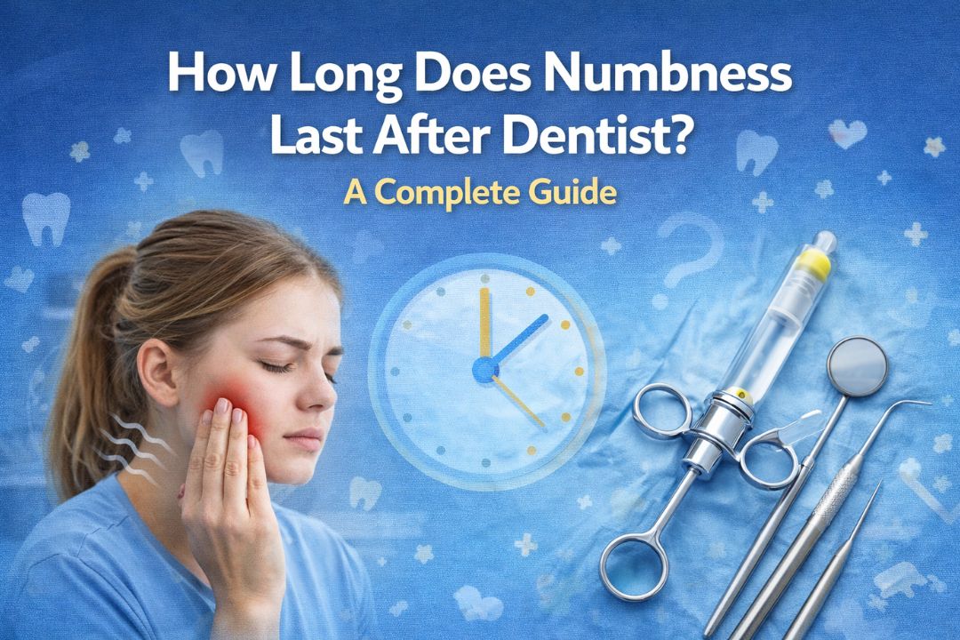 how long does numbness last after dentist